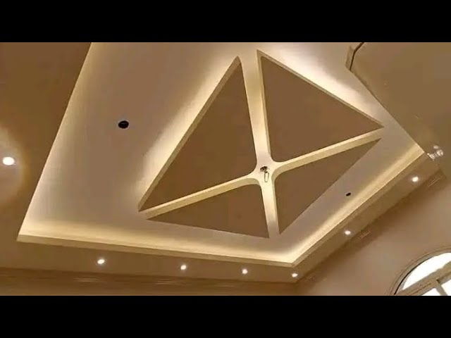 Triangle pattern ceiling design