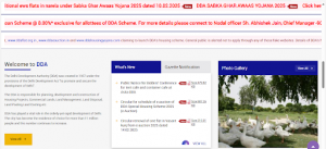 How to Apply Online for DDA Housing Scheme 2025