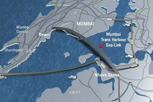Mumbai Trans Harbour Link Map Overview