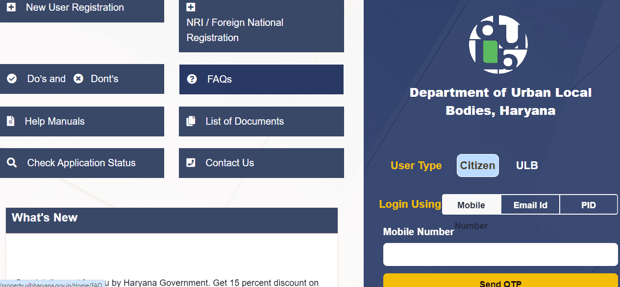 Property Tax Panchkula Login