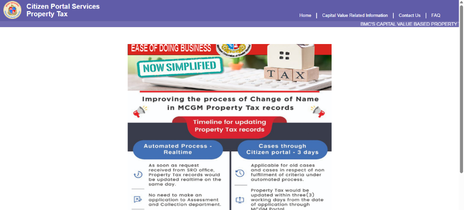 Visit the BMC Property Tax Portal