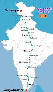 What Is the Complete NH44 Route? What Is the Complete NH44 Route?