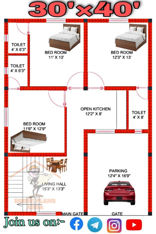 What is the Ideal North Facing House Vastu Plan 30x40 with Pooja Room? What is the Ideal North Facing House Vastu Plan 30x40 with Pooja Room?