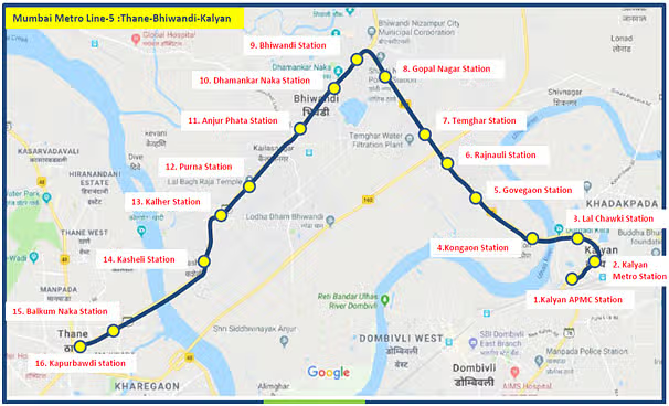 What is the Mumbai Metro Line 5 Route Map? What is the Mumbai Metro Line 5 Route Map?