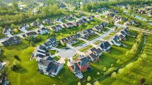 Gated plot communities with shared amenities like parks and clubhouses Gated plot communities with shared amenities like parks and clubhouses