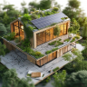 Green Housing Projects with solar roofing and rainwater harvesting