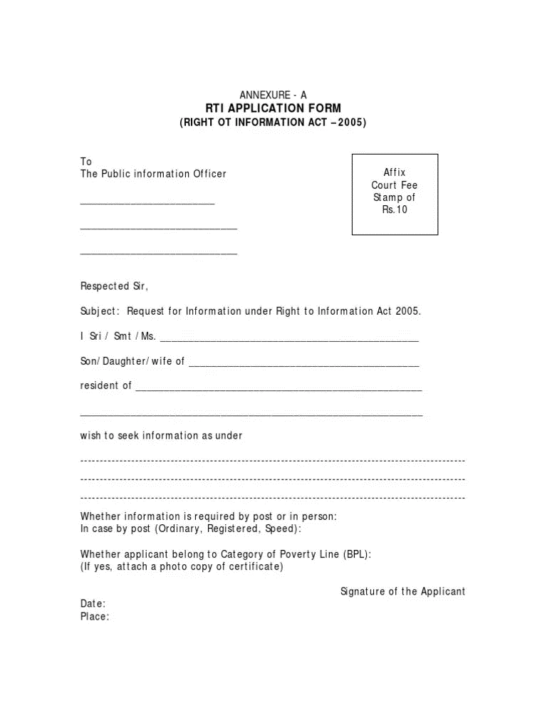 What Is the RTI Applications Format? What Is the RTI Applications Format?