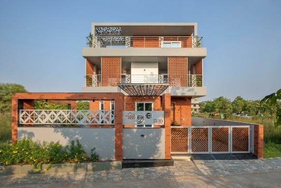 White & Terracotta