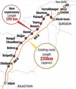 What Is the New Delhi – Jaipur Expressway Route Map?