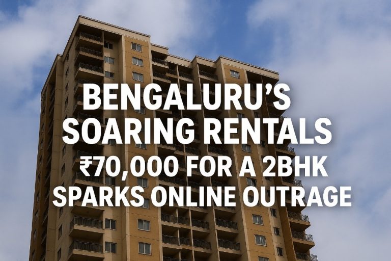 Bengaluru’s Soaring Rentals ₹70,000 for a 2BHK Sparks Online Outrage