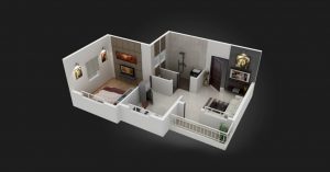 How much does 1BHK interior cost in India in 2025?