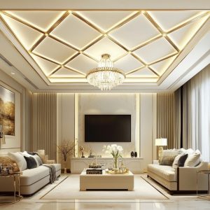 What are wardrobe and false ceiling costs in India in 2025?