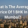 What Is the Average Price of 1 BHK in Mumbai?