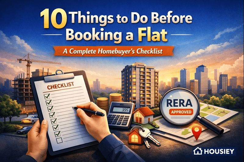 10 Things to Do Before Booking a Flat A Complete Homebuyer’s Checklist