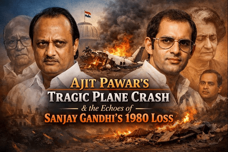 Ajit Pawar’s Tragic Death in Plane Crash Revives Memories of Sanjay Gandhi’s 1980 Loss