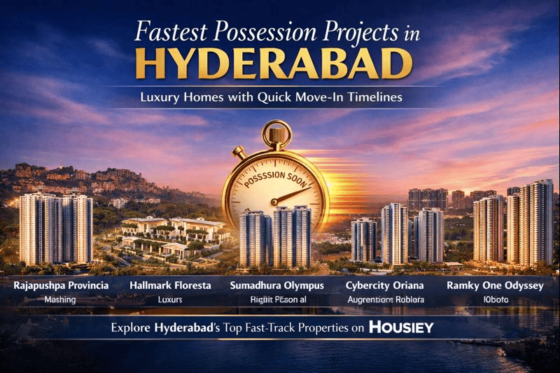 Which Projects in Hyderabad Have the Fastest Possession Timelines?