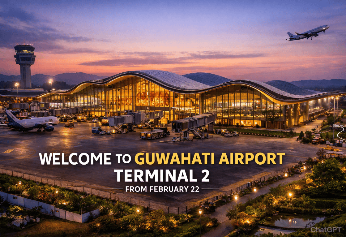 Guwahati Airport’s Integrated Terminal 2 to Welcome Passengers from February 22