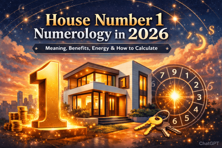 House Number 1 Numerology in 2026: Meaning, Benefits, Energy & How to Calculate