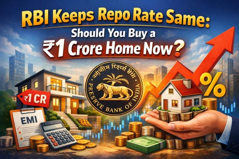 RBI Repo Rate Update: How Much EMI You’ll Pay for a ₹1 Crore Home