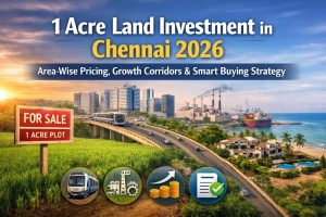 1 Acre Land Investment in Chennai 2026 Area-Wise Pricing, Growth Corridors & Smart Buying Strategy