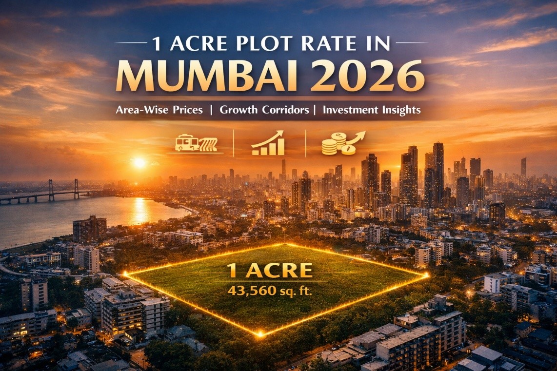 1 Acre Plot Rate in Mumbai 2026: Area-Wise Pricing, Growth Corridors & Smart Investment Strategy