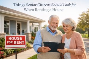 Things Senior Citizens Should Look for When Renting a House
