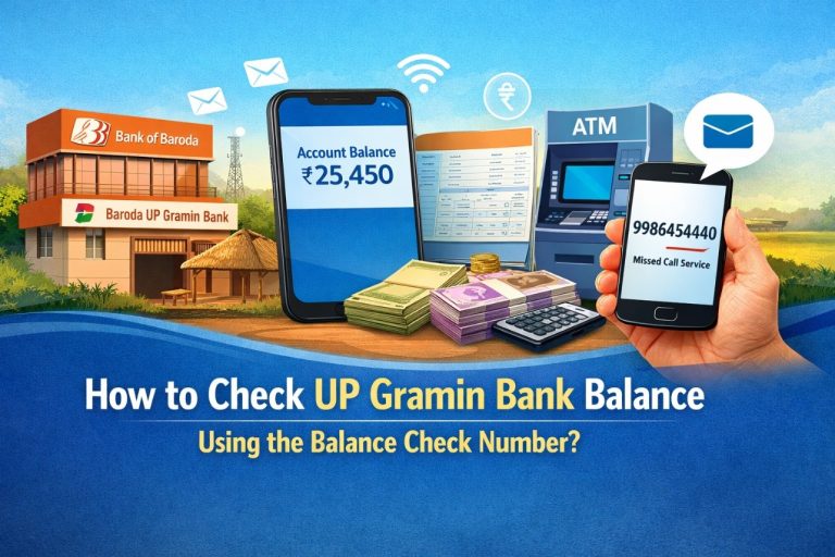 How to Check UP Gramin Bank Balance Using the Balance Check Number