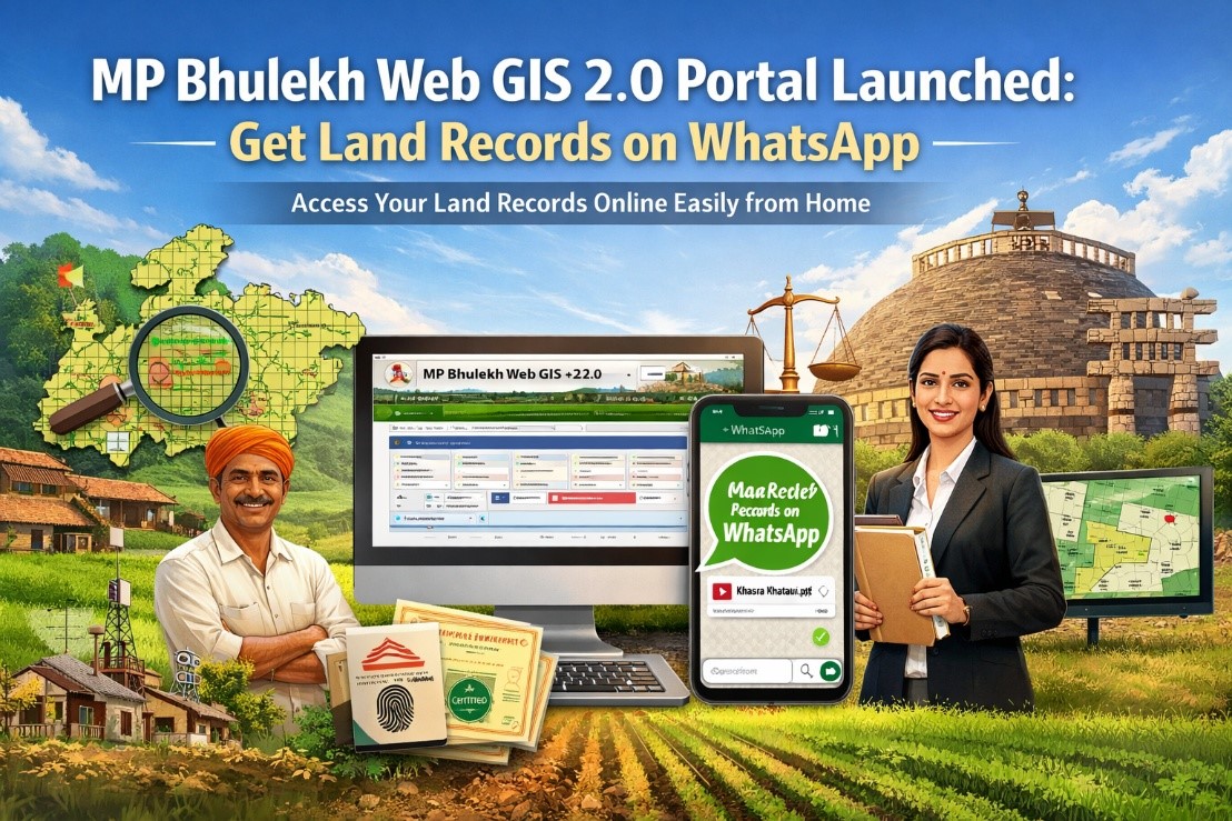 MP Bhulekh Web GIS 2.0 Portal Launched: Now Get Land Records on WhatsApp from Home