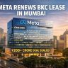 Meta Renews Mumbai Office Deal₹200+ Crore Lease Locked in at BKC
