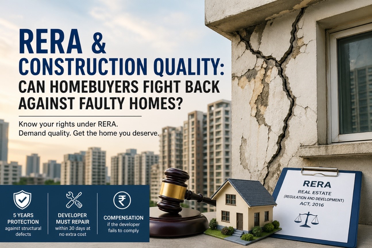 RERA & Construction Quality: Can Homebuyers Fight Back Against Faulty Homes?