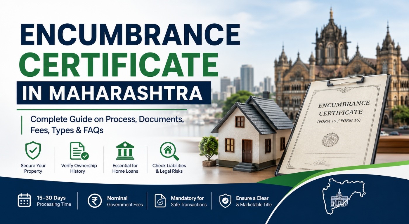 Encumbrance Certificate in Maharashtra: Complete Guide (Process, Documents, Fees & FAQs)