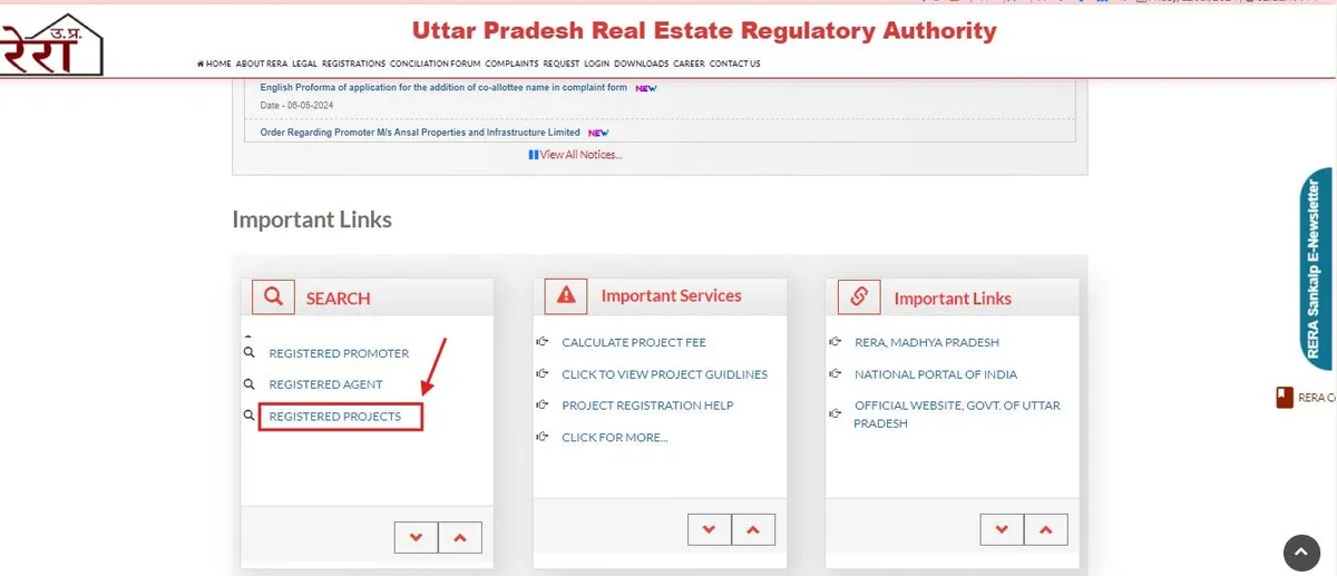 How to Verify Projects on UP RERA (Step-by-Step Guide)