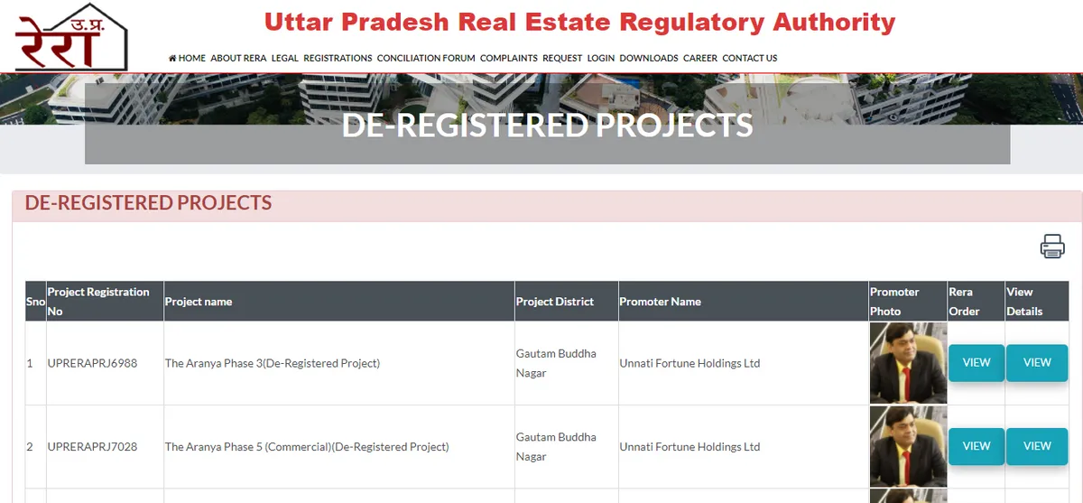 Identifying Risky Investments: Deregistered Projects