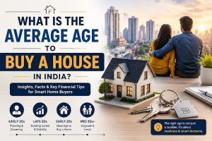 What is the average age to buy a house in India?