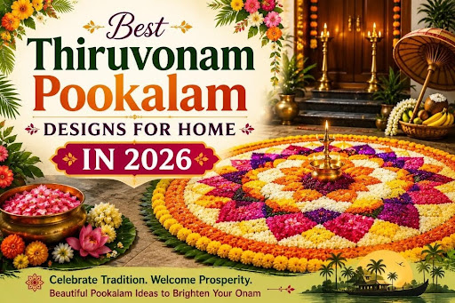 Best Thiruvonam Pookalam Designs for Home in 2026