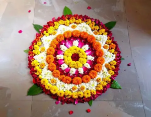 Classic Circular Pookalam