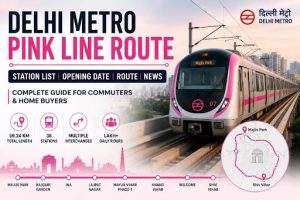 Delhi Metro Pink Line Route