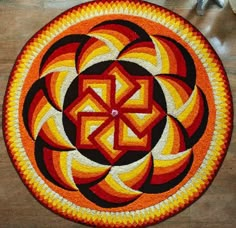 Geometric Floral Pookalam
