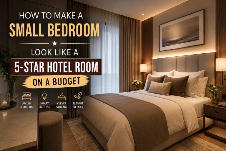 How to Make a Small Bedroom Look Like a 5-Star Hotel Room on a Budget