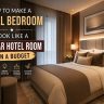 How to Make a Small Bedroom Look Like a 5-Star Hotel Room on a Budget