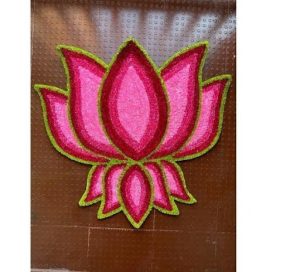 Lotus-Themed Pookalam
