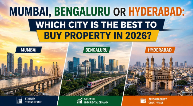 Mumbai, Bengaluru or Hyderabad: Which City Is the Best to Buy Property in 2026?
