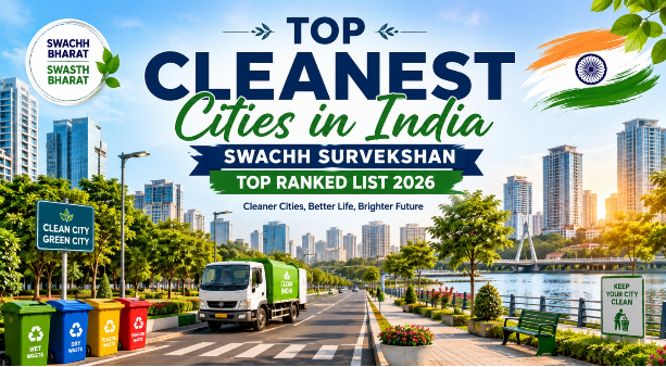 Top Cleanest Cities in India: Swachh Survekshan Top Ranked List 2026