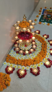 Traditional Kerala Lamp Design