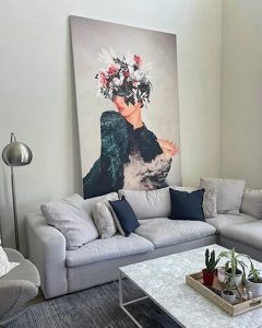 Use Oversized Art Pieces