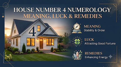 House Number 4 Numerology: Meaning, Luck & Remedies
