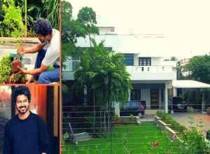 How is the outside of Vijay Thalapthy’s House