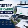 Registry Verification Online Verify